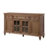 Wood Glass Door Sideboard Cabinet-Kirkland's Home Discount