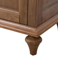 Wood Glass Door Sideboard Cabinet-Kirkland's Home Discount