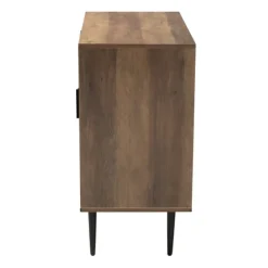 Wood Half Moon Doors Cabinet-Kirkland's Home Fashion