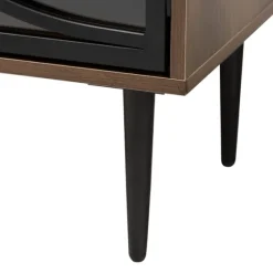 Wood Half Moon Doors Cabinet-Kirkland's Home Fashion