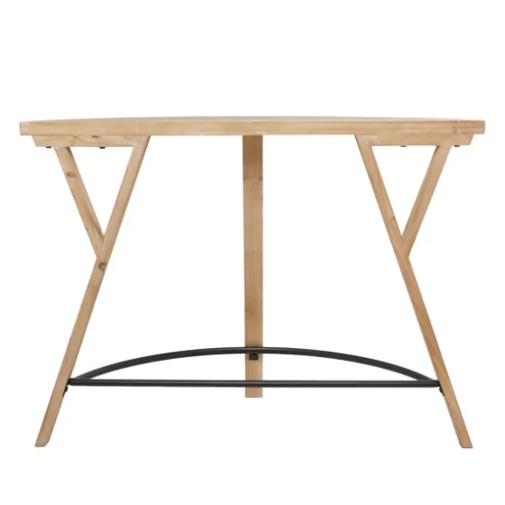 Wood Half Round Console Table-Kirkland's Home Fashion