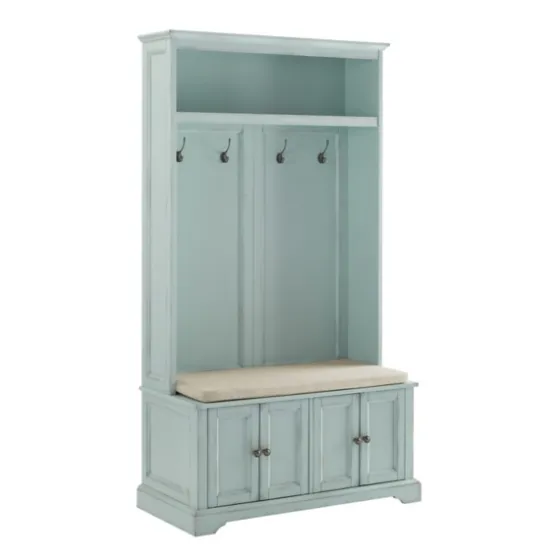 Wood Hall Tree With Cushioned Bench-Kirkland's Home Hot