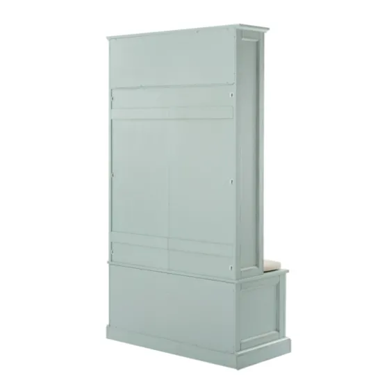 Wood Hall Tree With Cushioned Bench-Kirkland's Home Hot