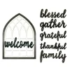 Wood Interchangeable Arch Wall Plaque-Kirkland's Home Clearance