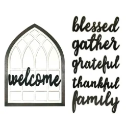 Wood Interchangeable Arch Wall Plaque-Kirkland's Home Clearance