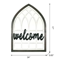 Wood Interchangeable Arch Wall Plaque-Kirkland's Home Clearance