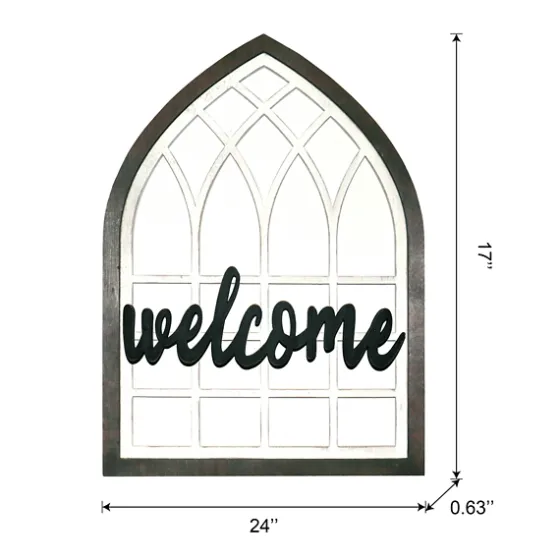 Wood Interchangeable Arch Wall Plaque-Kirkland's Home Clearance