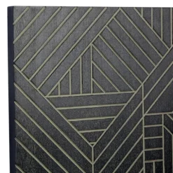 Wood Intersecting Carved Lines Wall Plaque-Kirkland's Home Sale