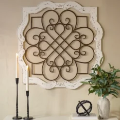 Wood Isabelline Plaque-Kirkland's Home Clearance