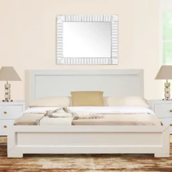 Wood King Platform Bed And 2-Nightstand Set-Kirkland's Home Best Sale