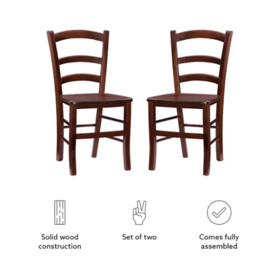 Wood Ladderback Dining Chairs, Set Of 2-Kirkland's Home Best Sale