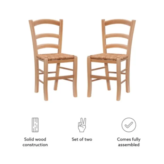 Wood Ladderback Dining Chairs, Set Of 2-Kirkland's Home Online