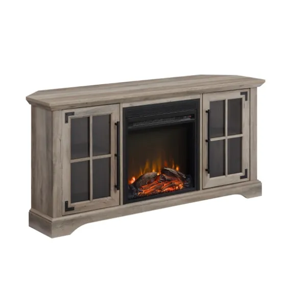 Wood Led Fireplace Media Cabinet-Kirkland's Home Clearance