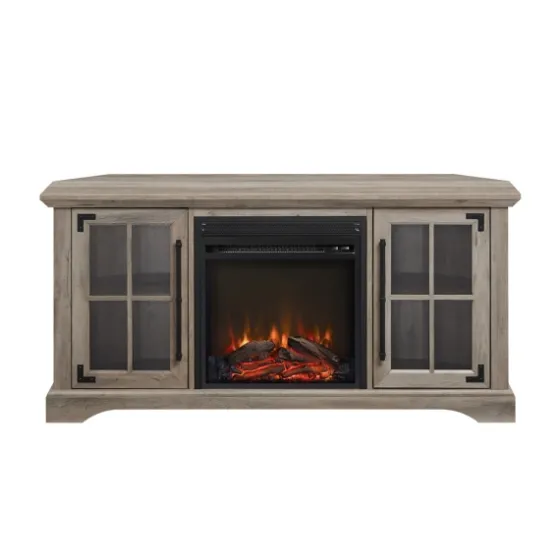 Wood Led Fireplace Media Cabinet-Kirkland's Home Clearance