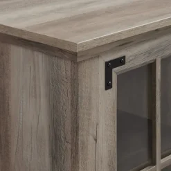 Wood Led Fireplace Media Cabinet-Kirkland's Home Clearance