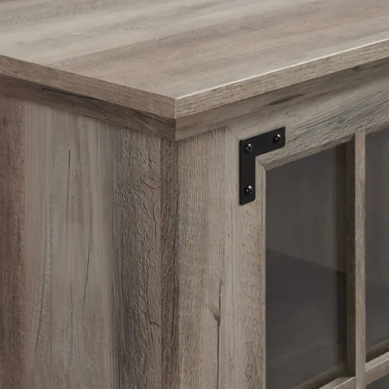Wood Led Fireplace Media Cabinet-Kirkland's Home Clearance