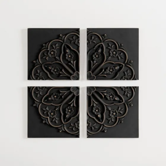 Wood Medallion 4-Pc. Wall Plaque Set-Kirkland's Home Best Sale