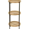 Wood Mesh Woven 3-Tier Accent Table-Kirkland's Home Best Sale
