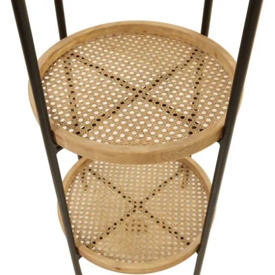 Wood Mesh Woven 3-Tier Accent Table-Kirkland's Home Best Sale