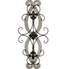 Wood Metal Fleur De Lis Scroll Wall Plaque-Kirkland's Home Clearance