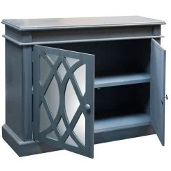 Wood Mirrored 2-Door Cabinet-Kirkland's Home Cheap