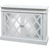 Wood Mirrored 2-Door Cabinet-Kirkland's Home Shop