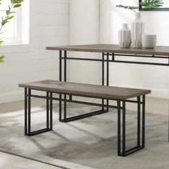 Wood Modern Dining Bench-Kirkland's Home Online