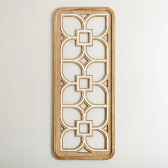 Wood Modern Floral Wall Plaque-Kirkland's Home Best
