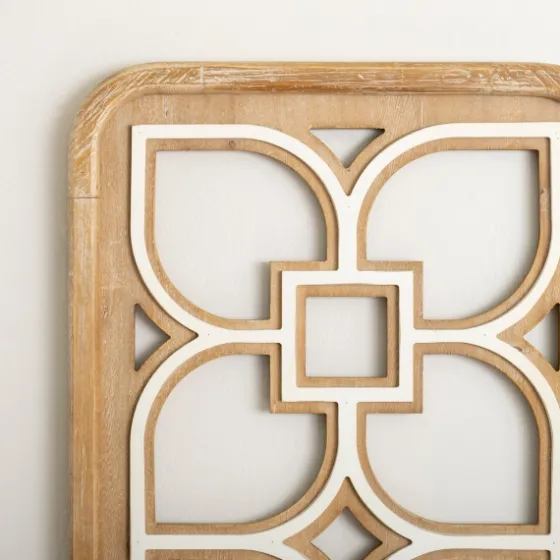Wood Modern Floral Wall Plaque-Kirkland's Home Best