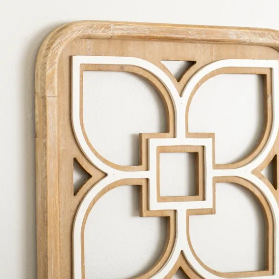 Wood Modern Floral Wall Plaque-Kirkland's Home Best