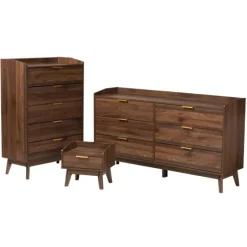 Wood Modern 3-Pc. Dresser Set-Kirkland's Home Outlet
