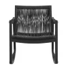 Wood Modern Woven Rocking Chair-Kirkland's Home Discount