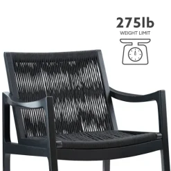 Wood Modern Woven Rocking Chair-Kirkland's Home Discount
