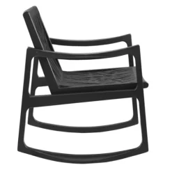Wood Modern Woven Rocking Chair-Kirkland's Home Discount