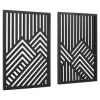 Wood Montour Wall Plaques, Set Of 2-Kirkland's Home Clearance