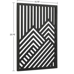 Wood Montour Wall Plaques, Set Of 2-Kirkland's Home Clearance