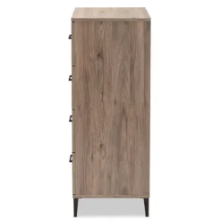 Wood Oak Finish 4-Drawer Chest-Kirkland's Home Hot
