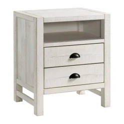 Wood Open Shelf Nightstand-Kirkland's Home Outlet
