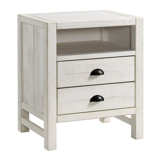 Wood Open Shelf Nightstand-Kirkland's Home Outlet
