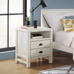 Wood Open Shelf Nightstand-Kirkland's Home Outlet