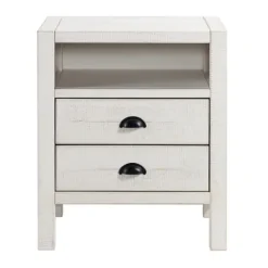 Wood Open Shelf Nightstand-Kirkland's Home Outlet