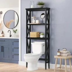 Wood Over-Toilet 3-Tier Shelf-Kirkland's Home Cheap