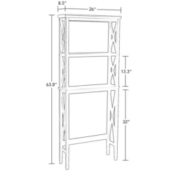 Wood Over-Toilet 3-Tier Shelf-Kirkland's Home Cheap