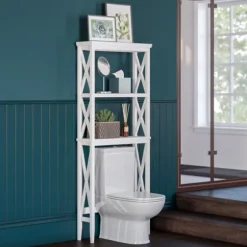 Wood Over-Toilet 3-Tier Shelf-Kirkland's Home Clearance