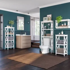 Wood Over-Toilet 3-Tier Shelf-Kirkland's Home Clearance