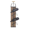 Wood Panel Black Metal Wine Rack-Kirkland's Home Cheap