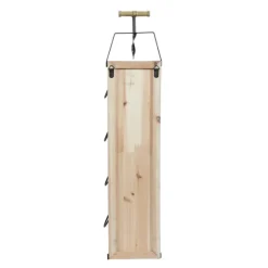 Wood Panel Black Metal Wine Rack-Kirkland's Home Cheap