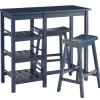 Wood 3-Pc. Counter Table And Stools Set-Kirkland's Home Clearance