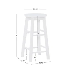 Wood Pub Classic Backless Counter Stool-Kirkland's Home Shop