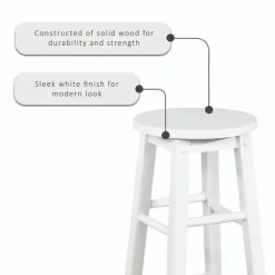 Wood Pub Classic Backless Bar Stool-Kirkland's Home Sale